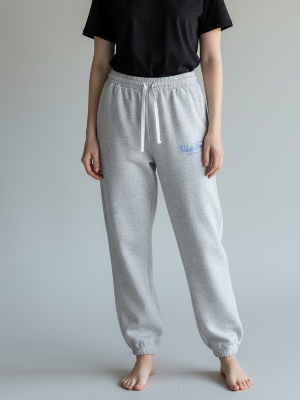 White Fox Boutique season 7 sweatpants marl grey extra small